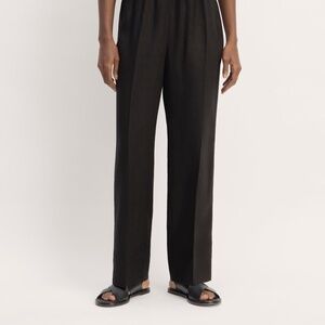 Everlane | The Linen Easy Pant | Women's | Large | Black